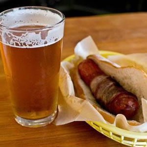 Birra e salsiccia